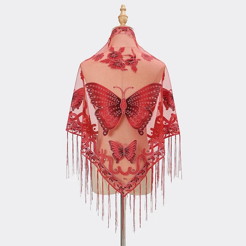 Spring Autumn New Sequin Shawl Cape Evening Dress Shawl Bride Bridesmaid Shawl Scarf Woman Cloak Lady Ponchos Red Capes
Spring Autumn New Sequin Shawl Cape Evening Dress Shawl Bride Bridesmaid Shawl Scarf Woman Cloak Lady Ponchos Red Capes