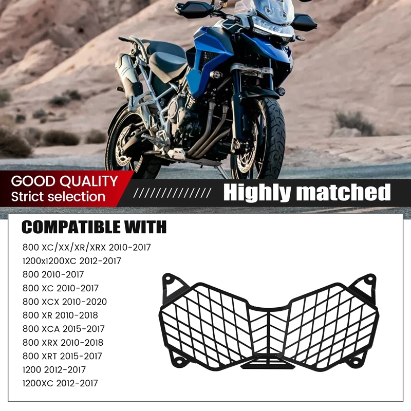 Motorcycle Headlight Grille Shield Guard Lamp Cover Protector For Triumph Tiger 800 2010-2017 & Explorer 1200 2012-2017
Motorcycle Headlight Grille Shield Guard Lamp Cover Protector For Triumph Tiger 800 2010-2017 & Explorer 1200 2012-2017