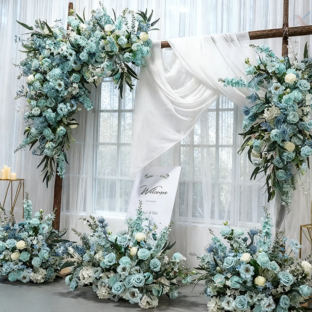 Factory Wholesale Wedding Arch Blue Artificial Rose Flower Stage Events Flower Arch For Wedding Decoration
Factory Wholesale Wedding Arch Blue Artificial Rose Flower Stage Events Flower Arch For Wedding Decoration