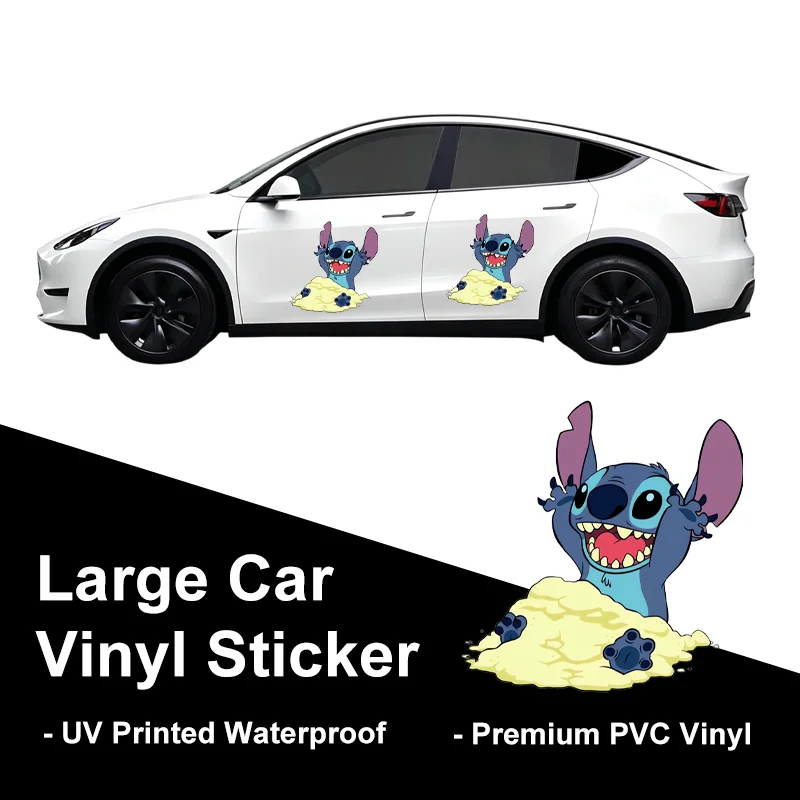Lilo & Stitch Large Car Stickers Trendy Anime Sunproof Decals for Rear Window Glass Practical Auto Exterior DIY Ornament
Lilo & Stitch Large Car Stickers Trendy Anime Sunproof Decals for Rear Window Glass Practical Auto Exterior DIY Ornament