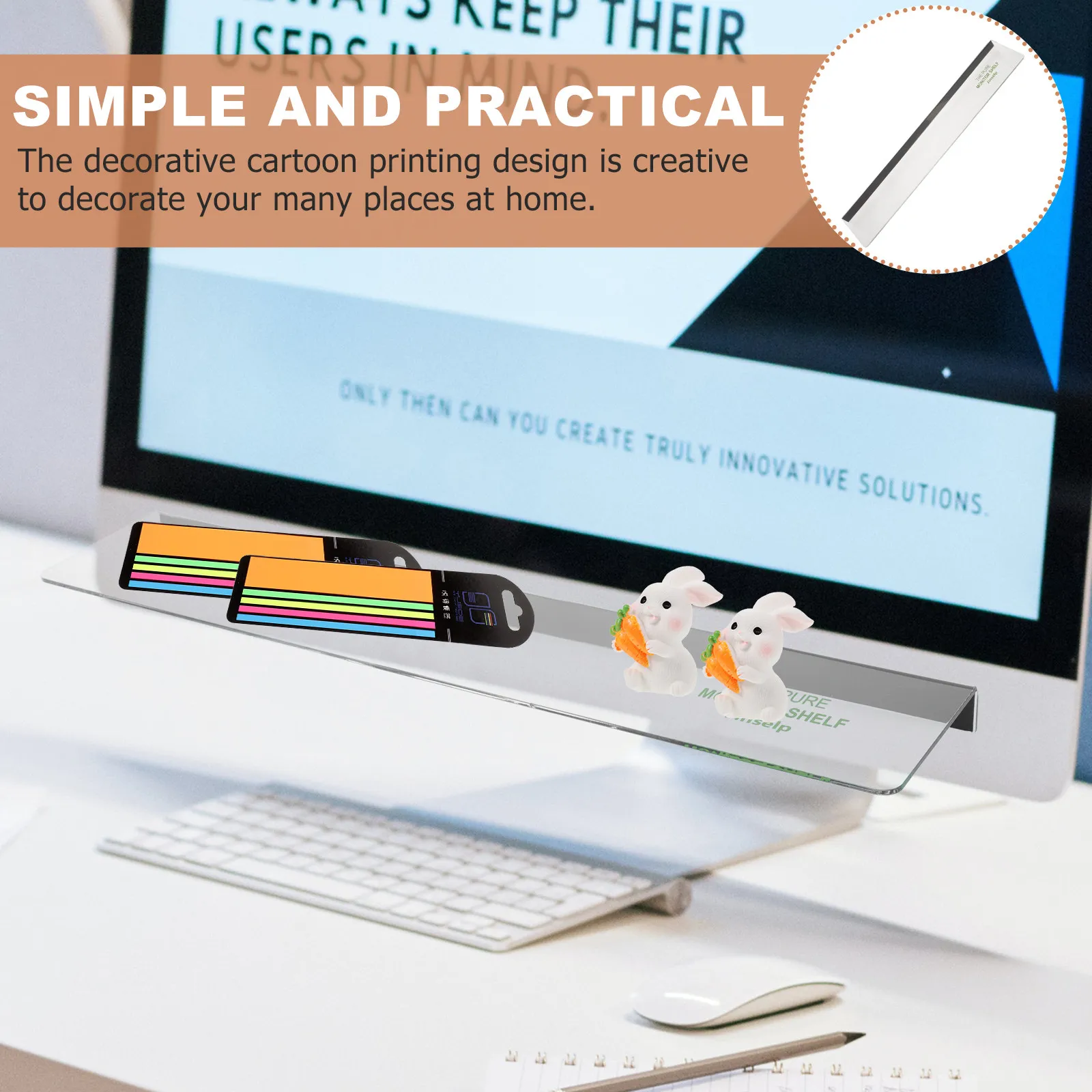 Clear Acrylic Monitor Memo Board Thin Computer Screen Note Holder Office Supplies Desk Decor Message Reminder Organizer
Clear Acrylic Monitor Memo Board Thin Computer Screen Note Holder Office Supplies Desk Decor Message Reminder Organizer