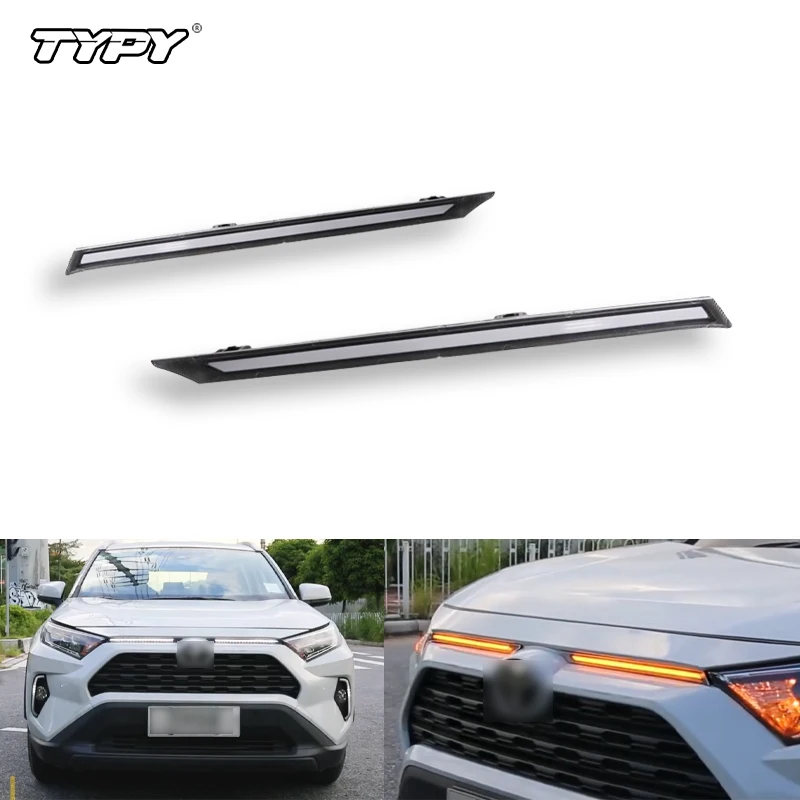 TYPY 2pcs Grille light LED Daytime Running Lights For Toyota RAV4 Car Engine Hood Vent Cover Decoration DRL and Turn Signal Lamp
TYPY 2pcs Grille light LED Daytime Running Lights For Toyota RAV4 Car Engine Hood Vent Cover Decoration DRL and Turn Signal Lamp