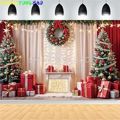 Christmas Day New Year Party Photography Backdrops Prop Window Living Room Interior Xmas Tree Snow Theme Photo Background NJ-55
Christmas Day New Year Party Photography Backdrops Prop Window Living Room Interior Xmas Tree Snow Theme Photo Background NJ-55