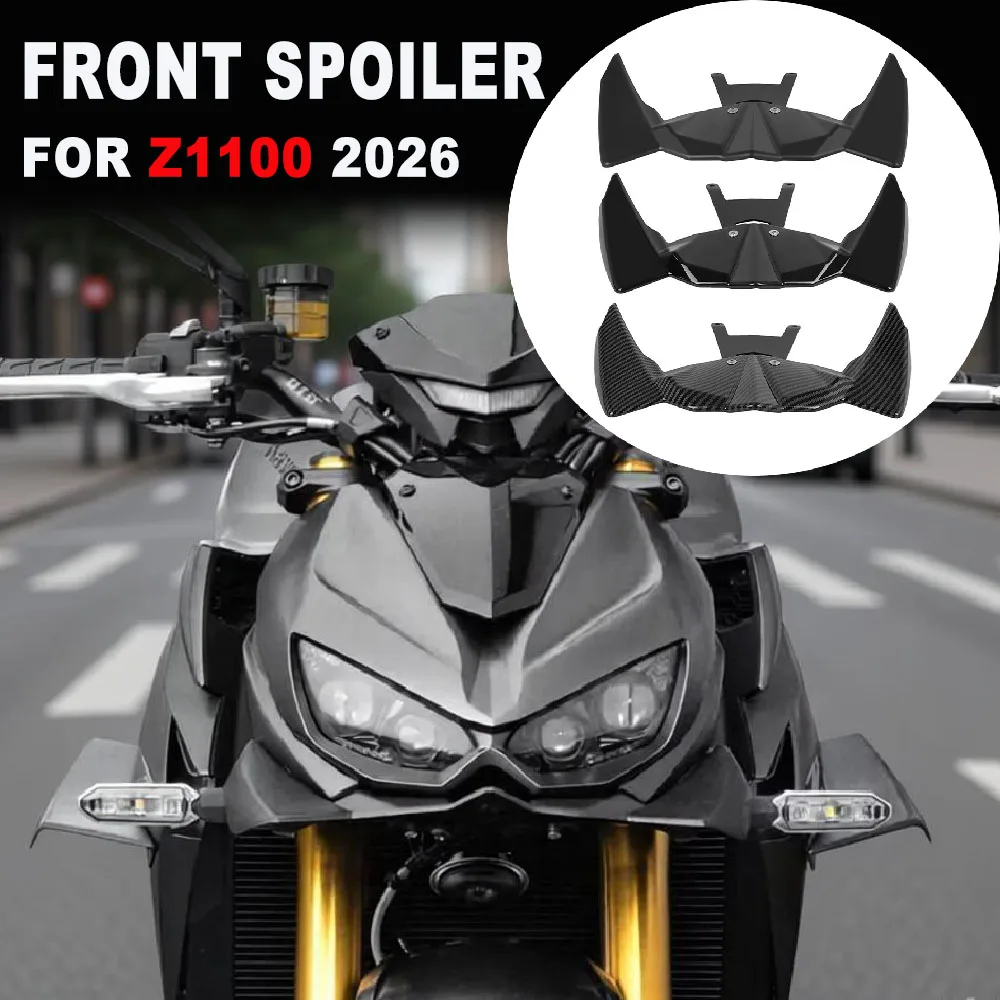 Motorcycle Front Downforce Naked Frontal Spoilers Winglet Aerodynamic Wing Spoiler Fairing For Kawasaki Z1100 Z 1100 SE 2026
Motorcycle Front Downforce Naked Frontal Spoilers Winglet Aerodynamic Wing Spoiler Fairing For Kawasaki Z1100 Z 1100 SE 2026