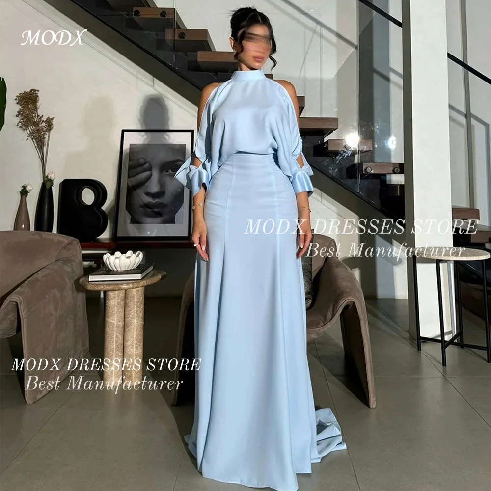 MODX 2026 Light Blue Halter Sleeveless Arabic Evening Dresses Customized Women Party Dress Formal Celebrity Gowns Quinceanera Dr
MODX 2026 Light Blue Halter Sleeveless Arabic Evening Dresses Customized Women Party Dress Formal Celebrity Gowns Quinceanera Dr