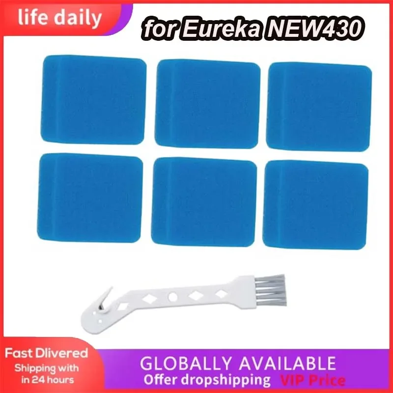 6pcs Filter Replacement For Eureka NEW430 For JONR ED12 / For JONR ED12 Pro Vacuum Cleaner High-density Microfiber Filters
6pcs Filter Replacement For Eureka NEW430 For JONR ED12 / For JONR ED12 Pro Vacuum Cleaner High-density Microfiber Filters