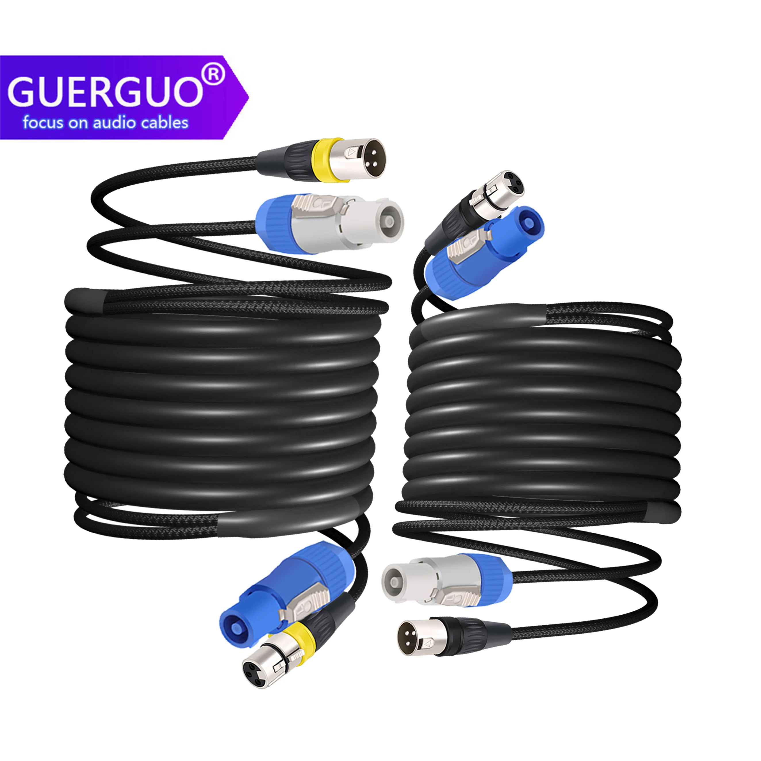PowerCon and DMX twist Cable, Power DMX 3-Pin XLR mixed cable with speaker power signal Cables for Stage Lighting, Events
PowerCon and DMX twist Cable, Power DMX 3-Pin XLR mixed cable with speaker power signal Cables for Stage Lighting, Events