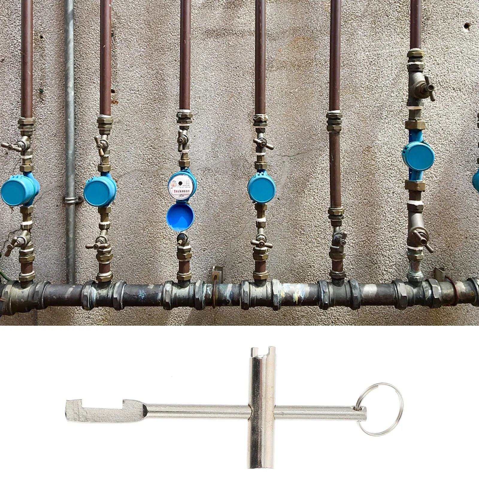 4Pcs Silver Inside Triangle Keys Professional Water Meter Wrenches Durable Triangle Spanners Elevator Maintenance Tool
4Pcs Silver Inside Triangle Keys Professional Water Meter Wrenches Durable Triangle Spanners Elevator Maintenance Tool