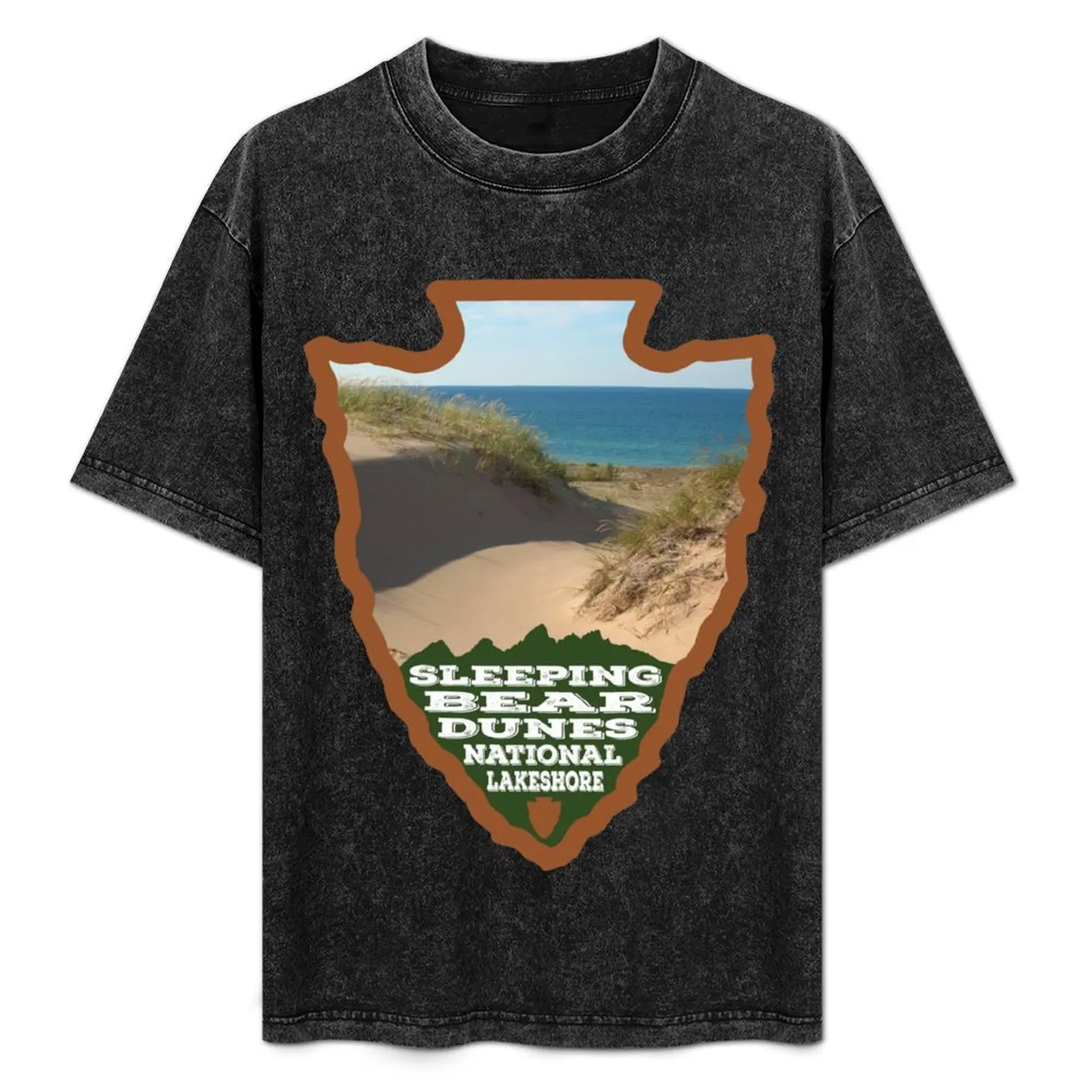 Sleeping Bear Dunes National Lakeshore arrowhead T-Shirt Casual Loose Fit Short Sleeve T-Shirt
Sleeping Bear Dunes National Lakeshore arrowhead T-Shirt Casual Loose Fit Short Sleeve T-Shirt