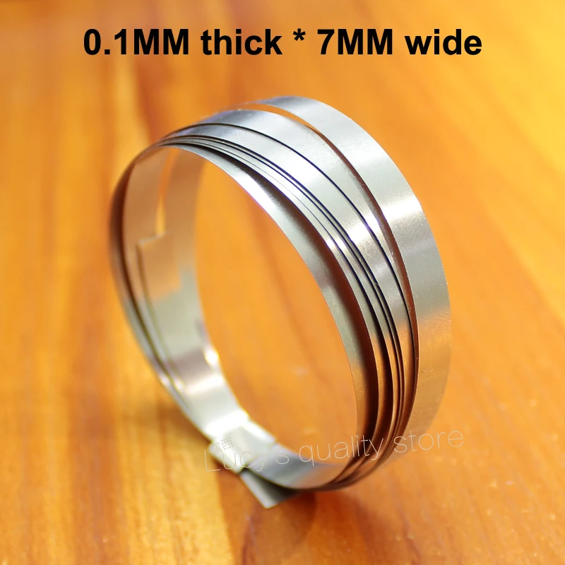 10m/lot spot welding nickel plate 18650 battery pack nickel plated steel connection piece 0.1MM thickness *7MM wide
10m/lot spot welding nickel plate 18650 battery pack nickel plated steel connection piece 0.1MM thickness *7MM wide