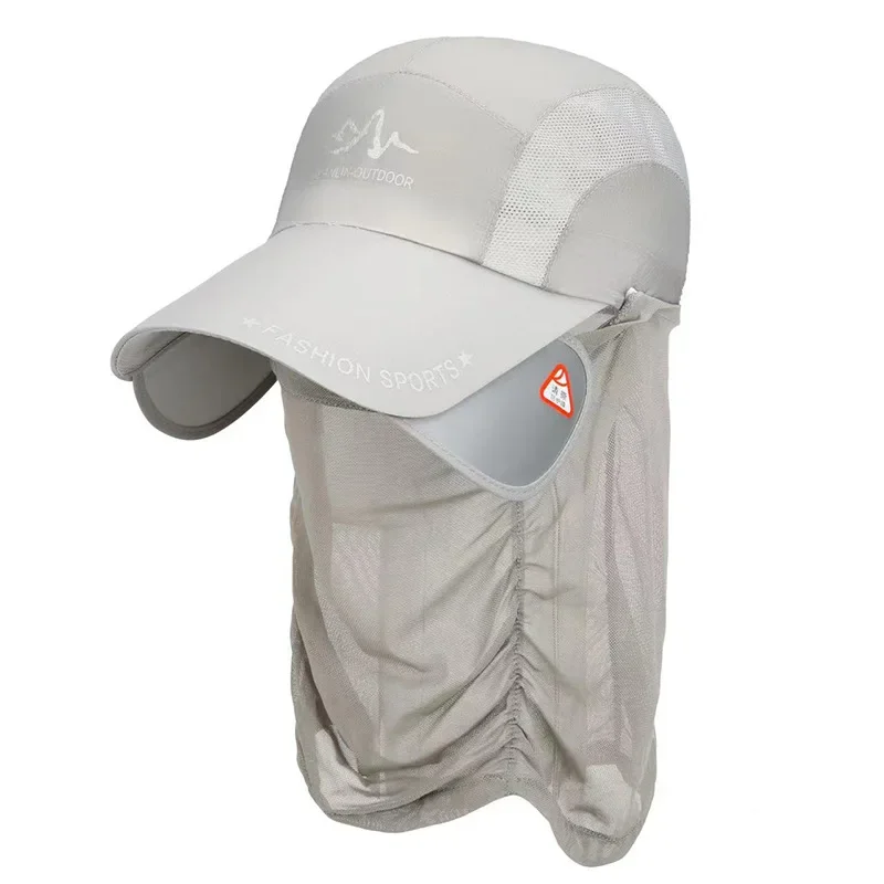 Summer UV Protection Fishing Hat Detachable Mosquito Net Hood Breathable Sun Hat for Men & Women
Summer UV Protection Fishing Hat Detachable Mosquito Net Hood Breathable Sun Hat for Men & Women