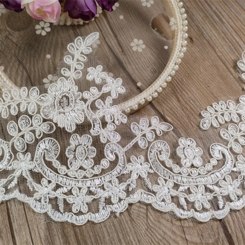 Magnificent Court - Style Extra - Wide Light Golden Bone - Set Embroidery Lace for Bridal Gowns and Kids' Fashion Adornments
Magnificent Court - Style Extra - Wide Light Golden Bone - Set Embroidery Lace for Bridal Gowns and Kids' Fashion Adornments