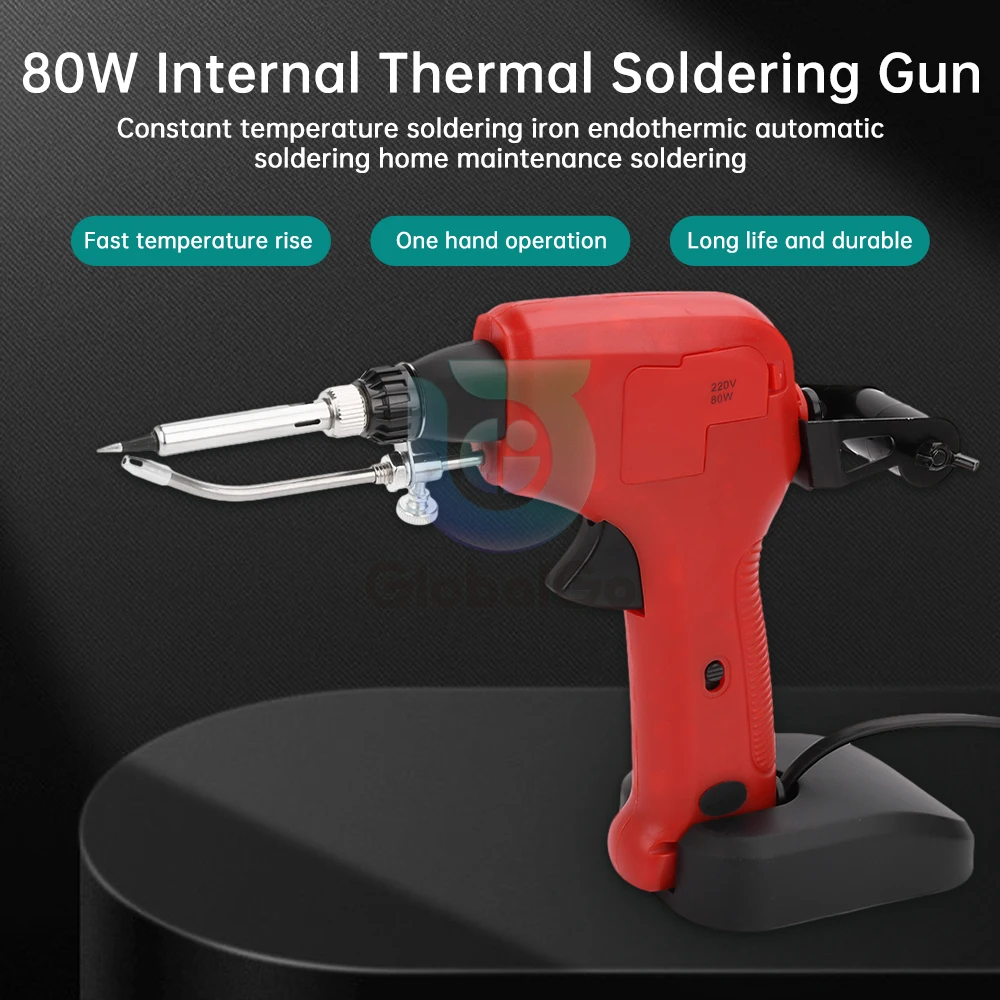 80W Automatic Electric Soldering Iron Tin Gun Hand-Held Internal Heating Automatically Send Tin Gun Welding Heating Repair Tools
80W Automatic Electric Soldering Iron Tin Gun Hand-Held Internal Heating Automatically Send Tin Gun Welding Heating Repair Tools