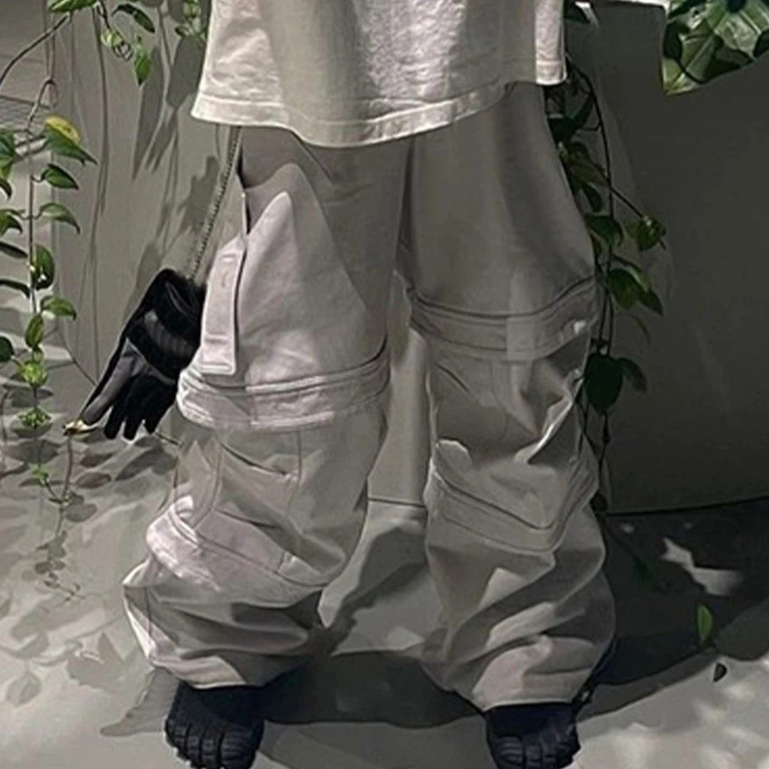 NIGO Men's Multi-Pocket Mid Waist Zipper Loose Straight Casual White Workwear Wide Leg Pants Ngvp #nigo7739
NIGO Men's Multi-Pocket Mid Waist Zipper Loose Straight Casual White Workwear Wide Leg Pants Ngvp #nigo7739