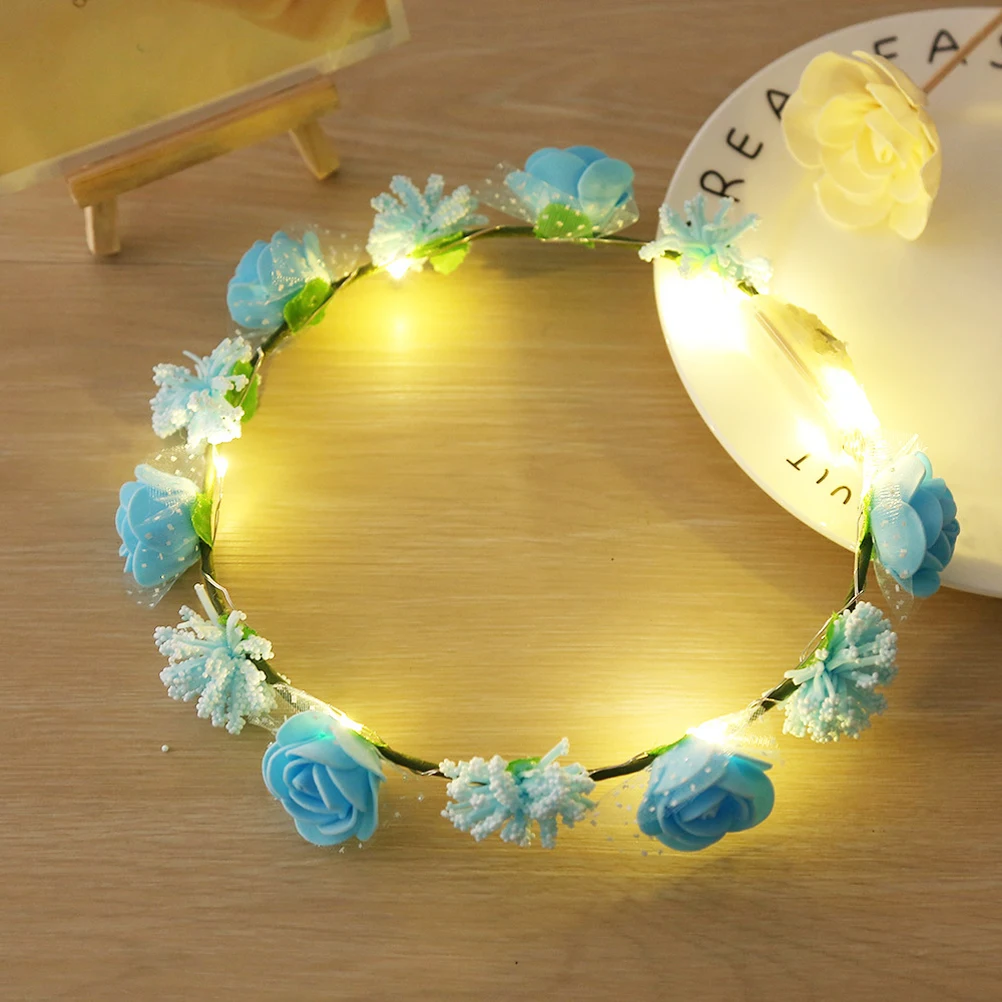 Bright LED Flower Leis Hawaiian Lei Flowers Blue Party Accessories Material Beach Luau Event Graduation DIY Decor
Bright LED Flower Leis Hawaiian Lei Flowers Blue Party Accessories Material Beach Luau Event Graduation DIY Decor