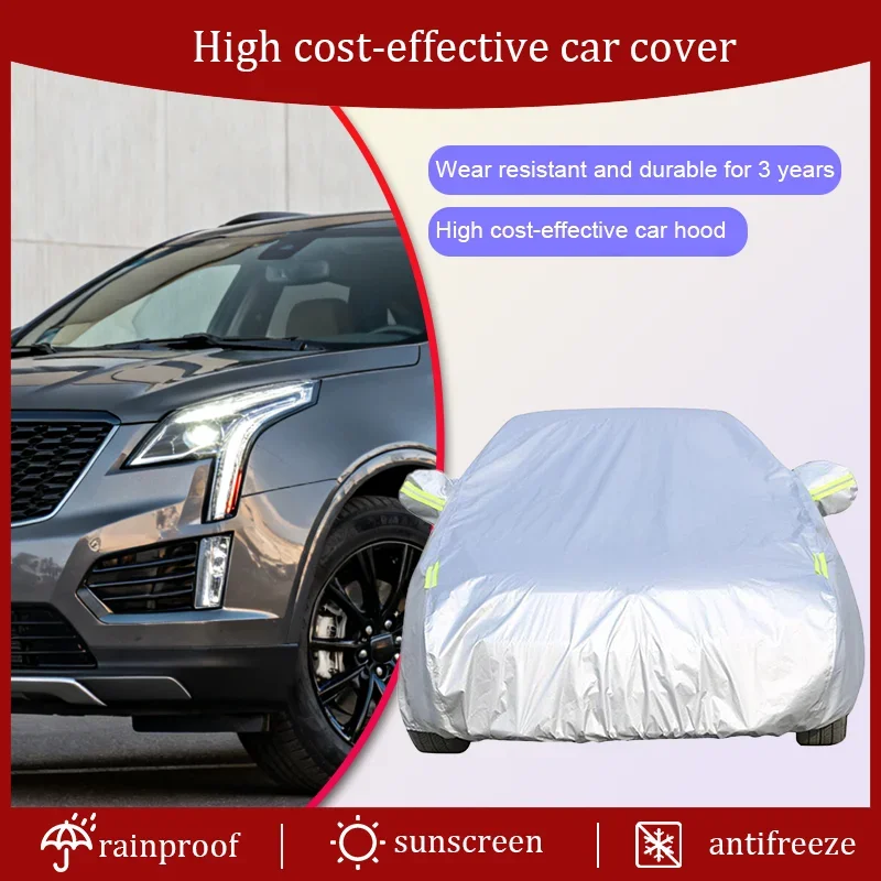 Suitable for Cadillac XT5 Full Outdoor UV Protection, Sunshade, Snow Rain SUV Dust Cover, Thickened Car Cover
Suitable for Cadillac XT5 Full Outdoor UV Protection, Sunshade, Snow Rain SUV Dust Cover, Thickened Car Cover