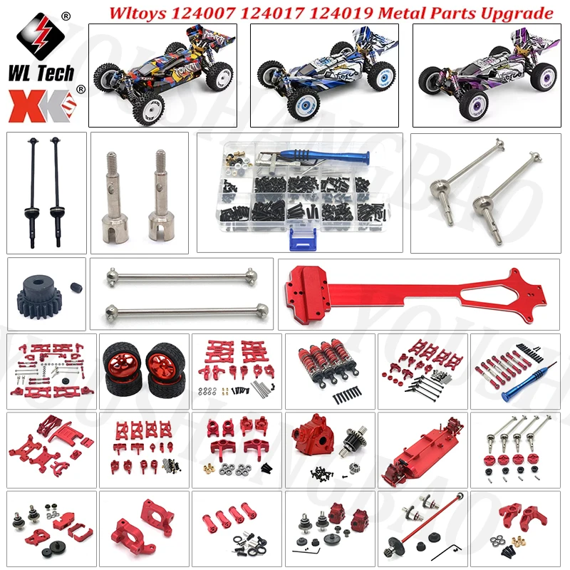 WLtoys1/12 Scale Models124017 and 124019,equipped with Upgraded Metal Arm-type Steering Base and Other Metal Upgrade Components.
WLtoys1/12 Scale Models124017 and 124019,equipped with Upgraded Metal Arm-type Steering Base and Other Metal Upgrade Components.