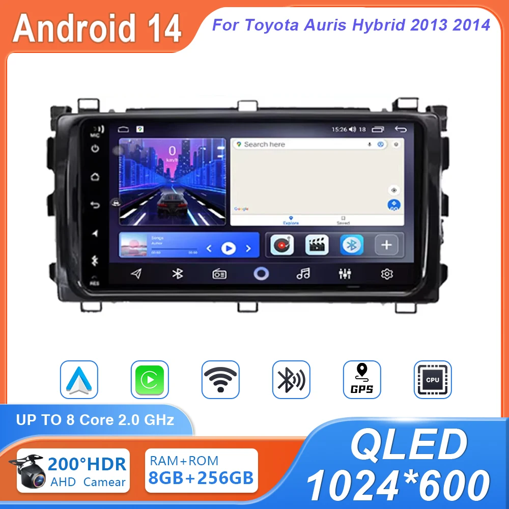 Android Auto Car Radio For Toyota Auris Hybrid 2013 2014 Multimedia Video Player Carplay Navigation No 2din Tape Recorder DVD
Android Auto Car Radio For Toyota Auris Hybrid 2013 2014 Multimedia Video Player Carplay Navigation No 2din Tape Recorder DVD