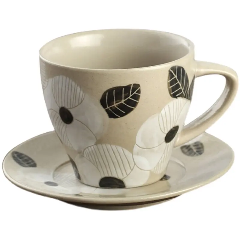 PYH hand-painted hydrangea boutique ceramic coffee cup saucer exquisite high-end latte cup mug with spoon
PYH hand-painted hydrangea boutique ceramic coffee cup saucer exquisite high-end latte cup mug with spoon