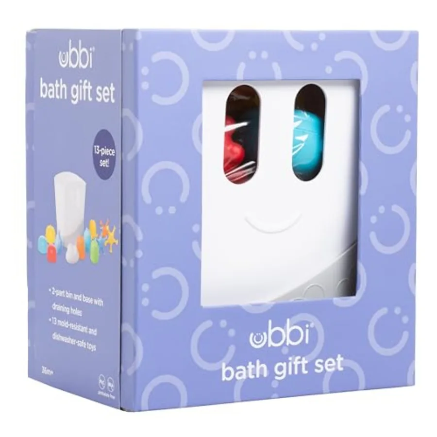 Подарочный набор Ubbi Baby для купания, включает сушильную корзину и 11 игрушек для ванной, можно мыть в посудомоечной машине, белый цвет
Подарочный набор Ubbi Baby для купания, включает сушильную корзину и 11 игрушек для ванной, можно мыть в посудомоечной машине, белый цвет
