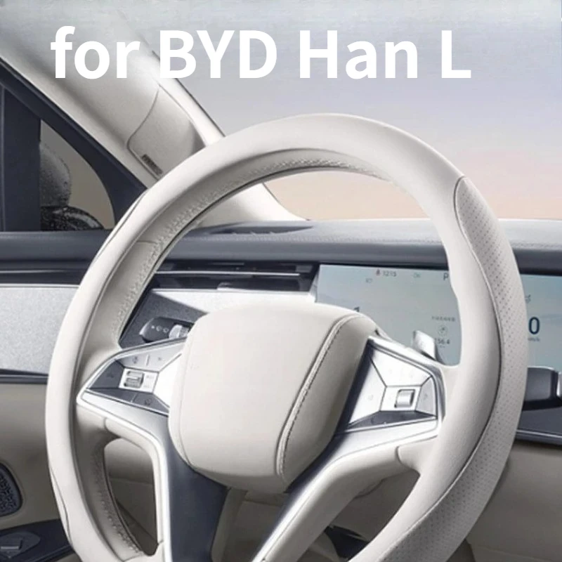 Car Steering Wheel Cover for BYD Han EV - Anti-slip Sweat-absorbing Perforated Breathable Interior Accessory
Car Steering Wheel Cover for BYD Han EV - Anti-slip Sweat-absorbing Perforated Breathable Interior Accessory
