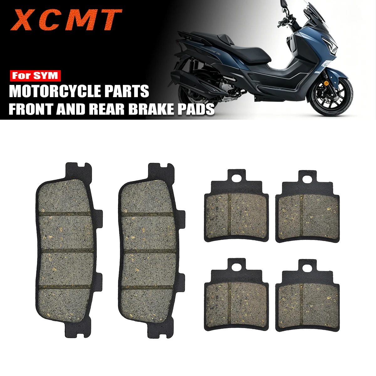 Motorcycle Front Rear Brake Pads Set For SYM Joymax 250 250i 300 300i Cruisym 125 300 RV250 GTS250 RV GTS 2016-2015
Motorcycle Front Rear Brake Pads Set For SYM Joymax 250 250i 300 300i Cruisym 125 300 RV250 GTS250 RV GTS 2016-2015