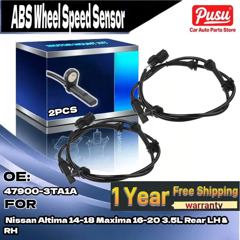Комплект датчиков ABS из 2 предметов для Nissan Altima для Nissan Maxima, задний левый и правый 47900-3TA1A 47900-3TA2A
Комплект датчиков ABS из 2 предметов для Nissan Altima для Nissan Maxima, задний левый и правый 47900-3TA1A 47900-3TA2A