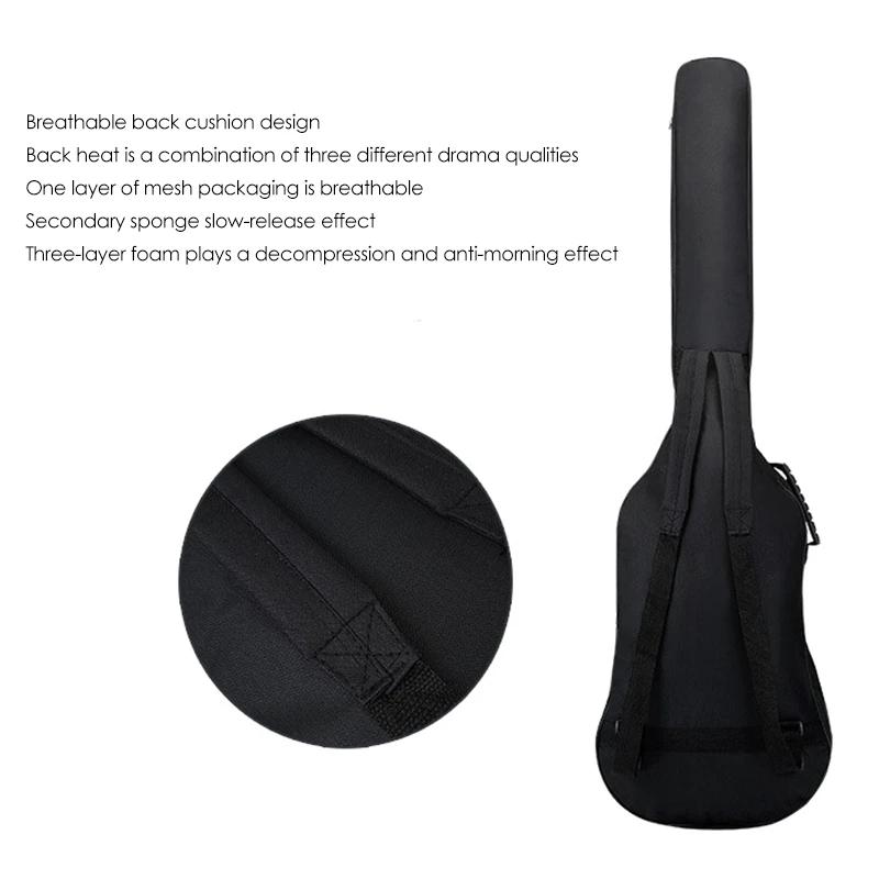 A61P Electric Bass Guitar Bag Gig Bag Backpack Padded Soft Case 5mm Padding Lightweight Waterproof Backpack
A61P Electric Bass Guitar Bag Gig Bag Backpack Padded Soft Case 5mm Padding Lightweight Waterproof Backpack