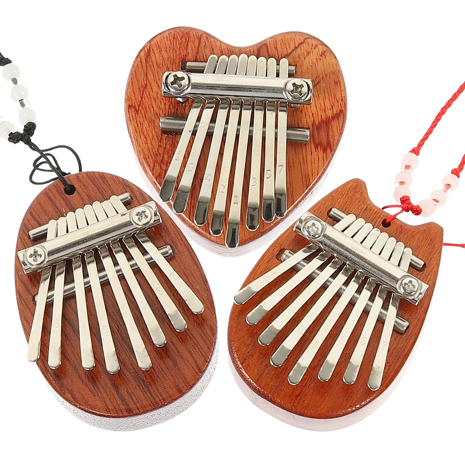 3Pcs Wooden Mini Kalimba Portable 8-Note Thumb Piano Lightweight Finger Instrument for Home Music and Learning
3Pcs Wooden Mini Kalimba Portable 8-Note Thumb Piano Lightweight Finger Instrument for Home Music and Learning