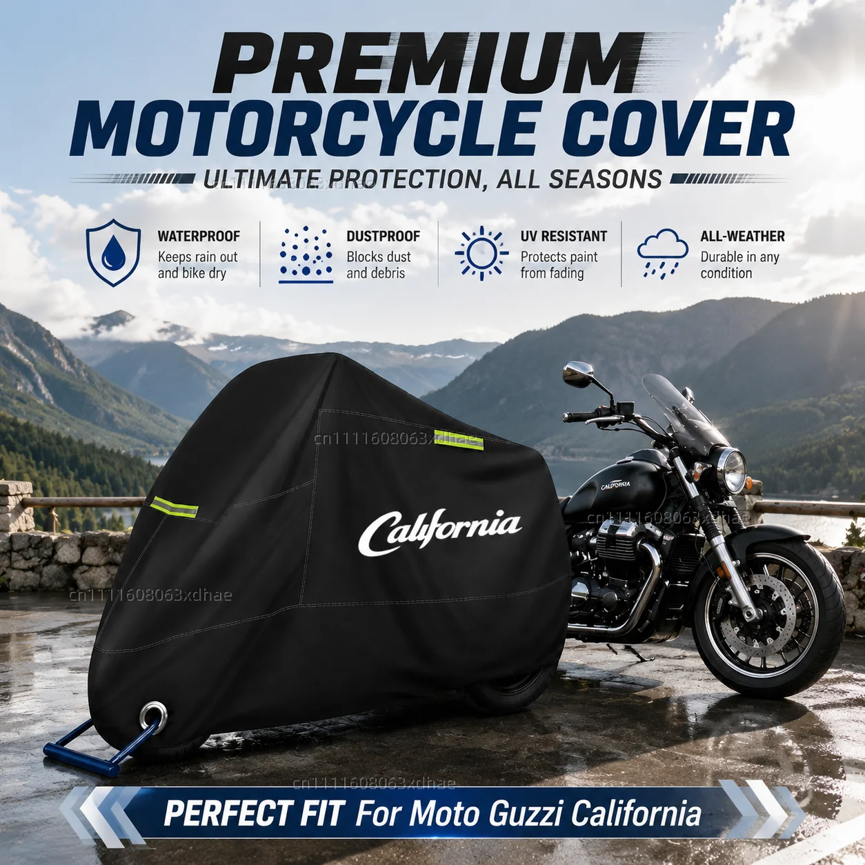All Season Motorcycle Cover Rainproof Dustproof UV Protection 190T Oxford Cloth For For Moto Guzzi California 1971-2020 Cruiser
All Season Motorcycle Cover Rainproof Dustproof UV Protection 190T Oxford Cloth For For Moto Guzzi California 1971-2020 Cruiser