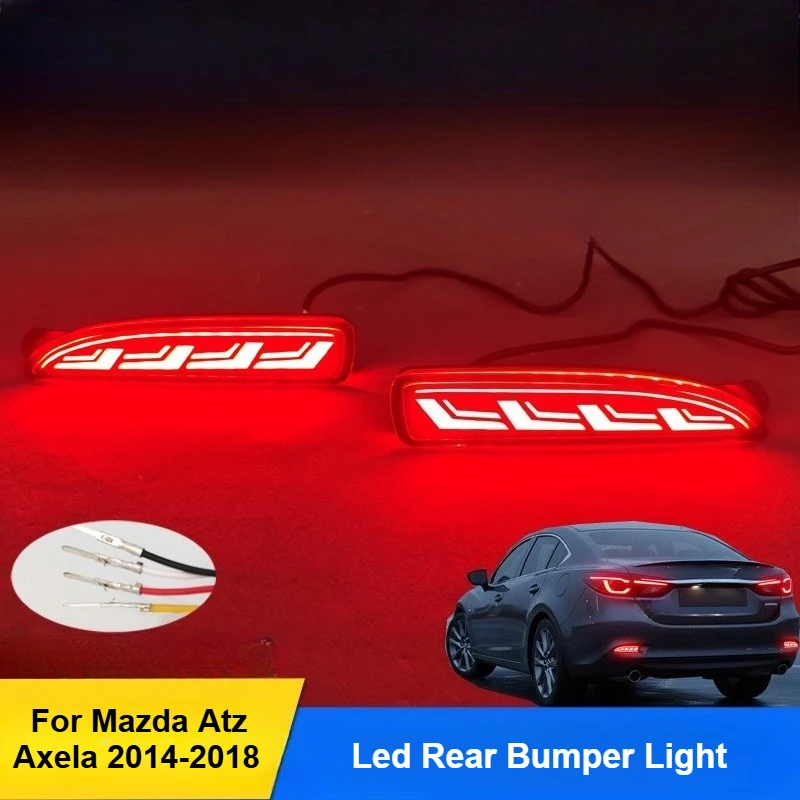 For Mazda Atz Axela 2014 2015 -2018 Led Rear Bumper Reflector Light Flowing Turn Signal Brake Light Modification Accessories
For Mazda Atz Axela 2014 2015 -2018 Led Rear Bumper Reflector Light Flowing Turn Signal Brake Light Modification Accessories