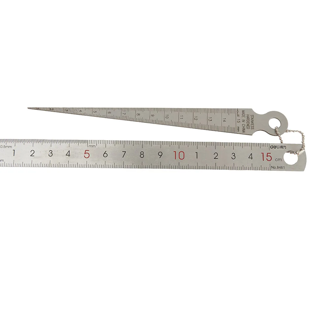 Hot New Nice Practical Quality Ruler 16x1.2cm Depth Ruler Gap Hole Inspection Lightweight Measurement Portable