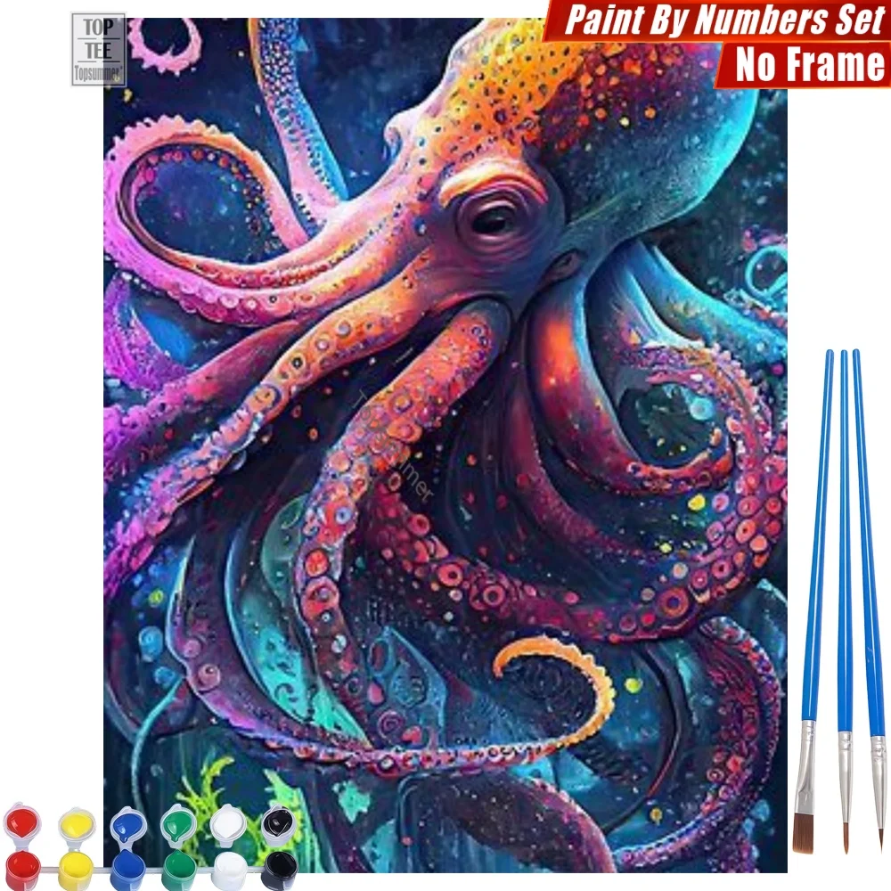 Vibrant Sucker Octopus - Digital Oil Paint Set - Purple Pink Blue Living Room Wall Art Halloween Gift For Man
Vibrant Sucker Octopus - Digital Oil Paint Set - Purple Pink Blue Living Room Wall Art Halloween Gift For Man