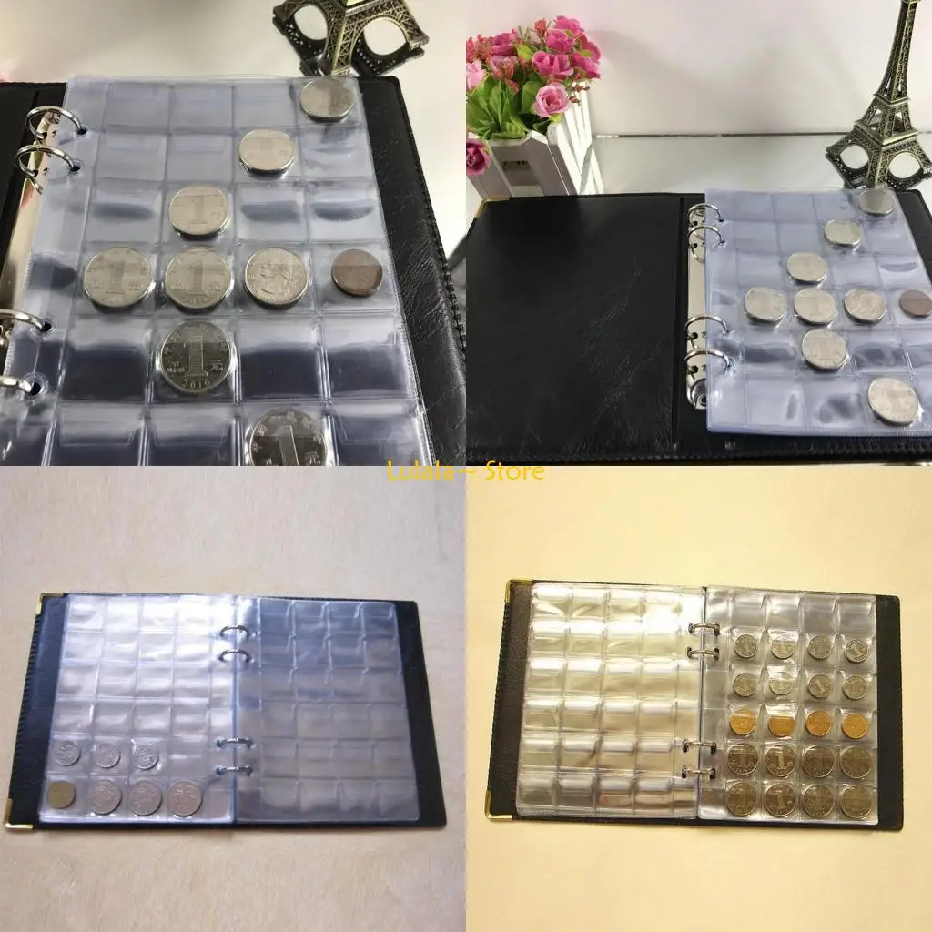 Y4QA Folder Souvenir Coin Album Travel Holder Book for Metal Packing Storage
Y4QA Folder Souvenir Coin Album Travel Holder Book for Metal Packing Storage