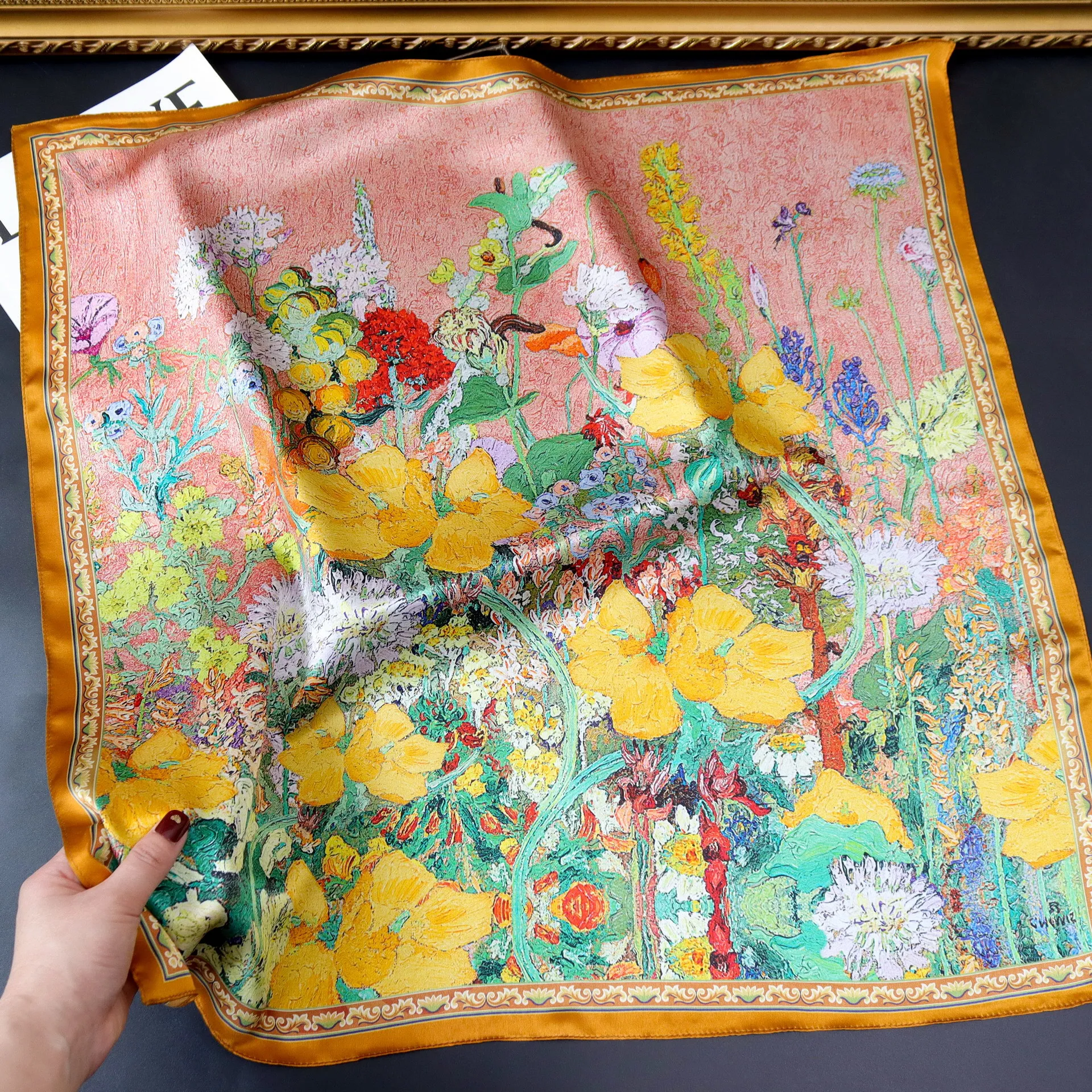 Flowers Silk Hair Scarf Women Luxury Summer Small Shawl Square Neck Bandanas Bag Hand Accessories Women Foulard Femme 65cm
Flowers Silk Hair Scarf Women Luxury Summer Small Shawl Square Neck Bandanas Bag Hand Accessories Women Foulard Femme 65cm