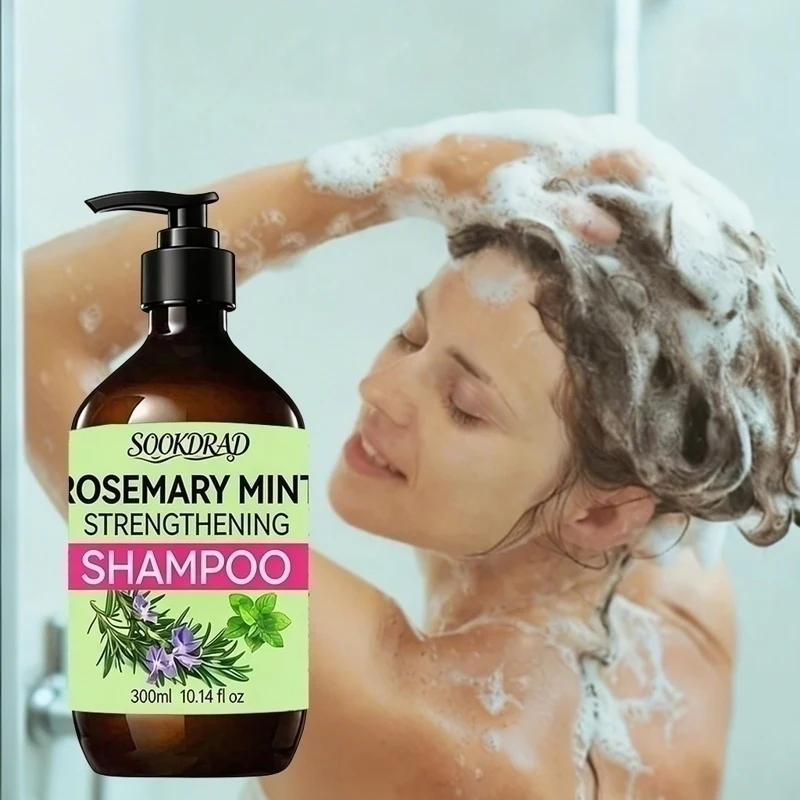 Natural Rosemary Mint Shampoo Controls Oil Refreshing For Oily Scalp 10.14fl oz
Natural Rosemary Mint Shampoo Controls Oil Refreshing For Oily Scalp 10.14fl oz
