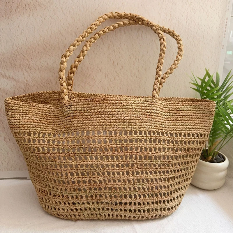 Large Capacity Crochet Hollow Out Shoulder Bag, Lightweight Tote Handbag, Women Summer Holiday Shopping Pouch Casual Storage Bag
Large Capacity Crochet Hollow Out Shoulder Bag, Lightweight Tote Handbag, Women Summer Holiday Shopping Pouch Casual Storage Bag
