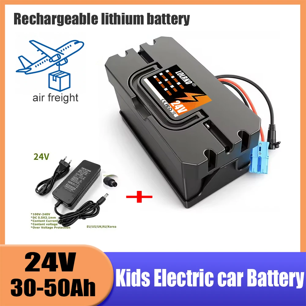 24V 50Ah Rechargeable lithium battery long life 29.4V Kids Ride on Toys Car Powered Electric Vehicles Battery
24V 50Ah Rechargeable lithium battery long life 29.4V Kids Ride on Toys Car Powered Electric Vehicles Battery