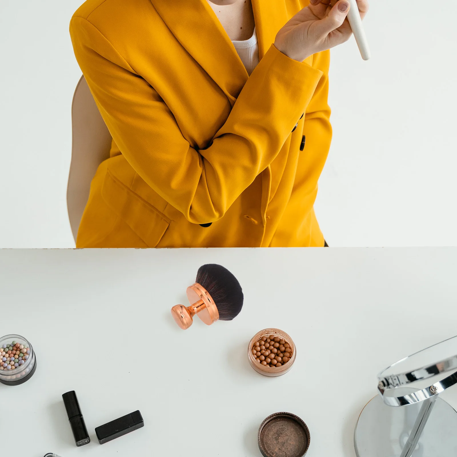 Mushroom Head Foundation Brush Non-Slip Grip Liquid Cream Travel Toiletry Bag Must-Haves Soft Bristles
Mushroom Head Foundation Brush Non-Slip Grip Liquid Cream Travel Toiletry Bag Must-Haves Soft Bristles