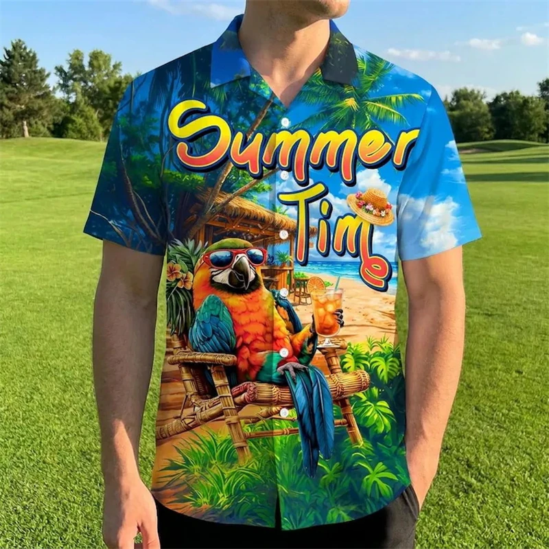 Floral Shirts Men's Hawaii Shirts Holiday Party Blouse Tropical Cuba Style Beach Shirt Flower Camisas Short-sleeved Womens Tops
Floral Shirts Men's Hawaii Shirts Holiday Party Blouse Tropical Cuba Style Beach Shirt Flower Camisas Short-sleeved Womens Tops