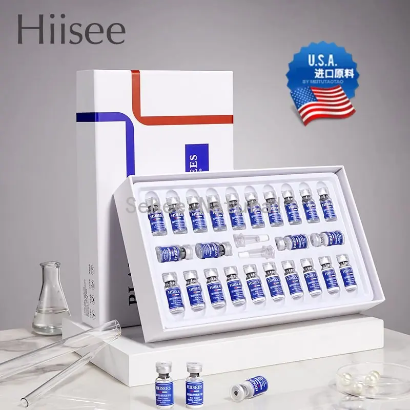 24pc Blue Copper Peptide Freeze-dried Powder Set For Skin Repair Hydration Brightening Fading Of Acne Marks And Fine Lines
24pc Blue Copper Peptide Freeze-dried Powder Set For Skin Repair Hydration Brightening Fading Of Acne Marks And Fine Lines