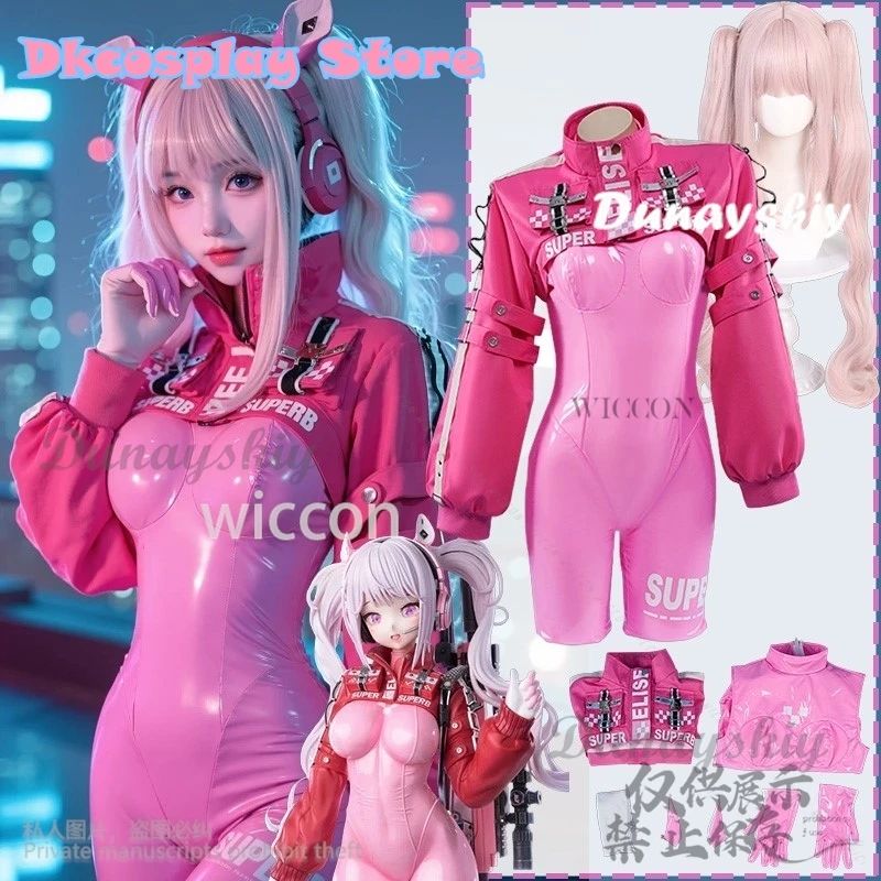 NIKKE Goddess The Goddess Of Victory Anime Game Cosplay Alice Jirai Kei Girls Costume Hot Pink Pu Sexy Jumpsuit Wigs Customized
NIKKE Goddess The Goddess Of Victory Anime Game Cosplay Alice Jirai Kei Girls Costume Hot Pink Pu Sexy Jumpsuit Wigs Customized