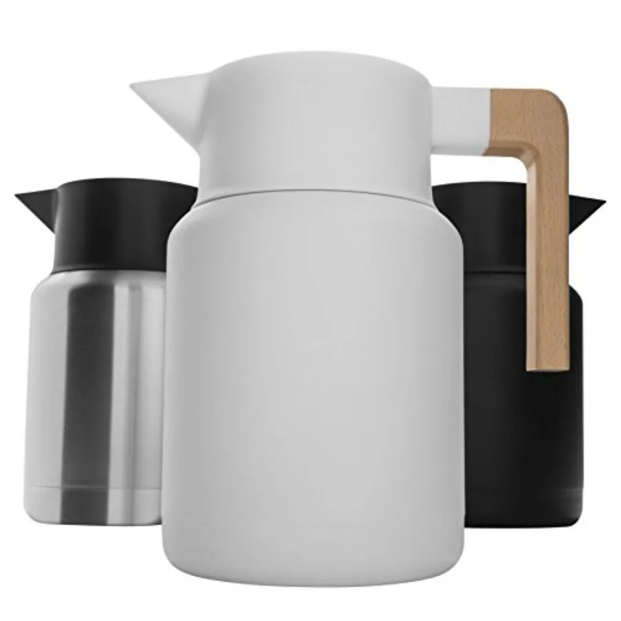 Thermal Coffee Carafe 50 Oz - Large Stainless Steel Insulated Carafe - 1.5 Liter Double Walled Vacuum Thermos Coffee and Bevera
Thermal Coffee Carafe 50 Oz - Large Stainless Steel Insulated Carafe - 1.5 Liter Double Walled Vacuum Thermos Coffee and Bevera