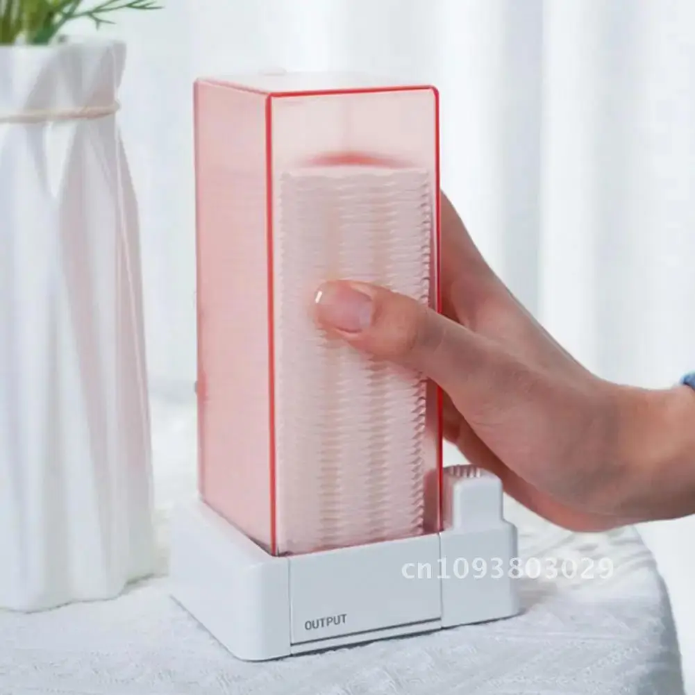 Desktop Makeup Cosmetic Cotton Pad Pull Out Dispenser Supplies Casual Automatic Holder Tools Storage Salon for Organizer
Desktop Makeup Cosmetic Cotton Pad Pull Out Dispenser Supplies Casual Automatic Holder Tools Storage Salon for Organizer