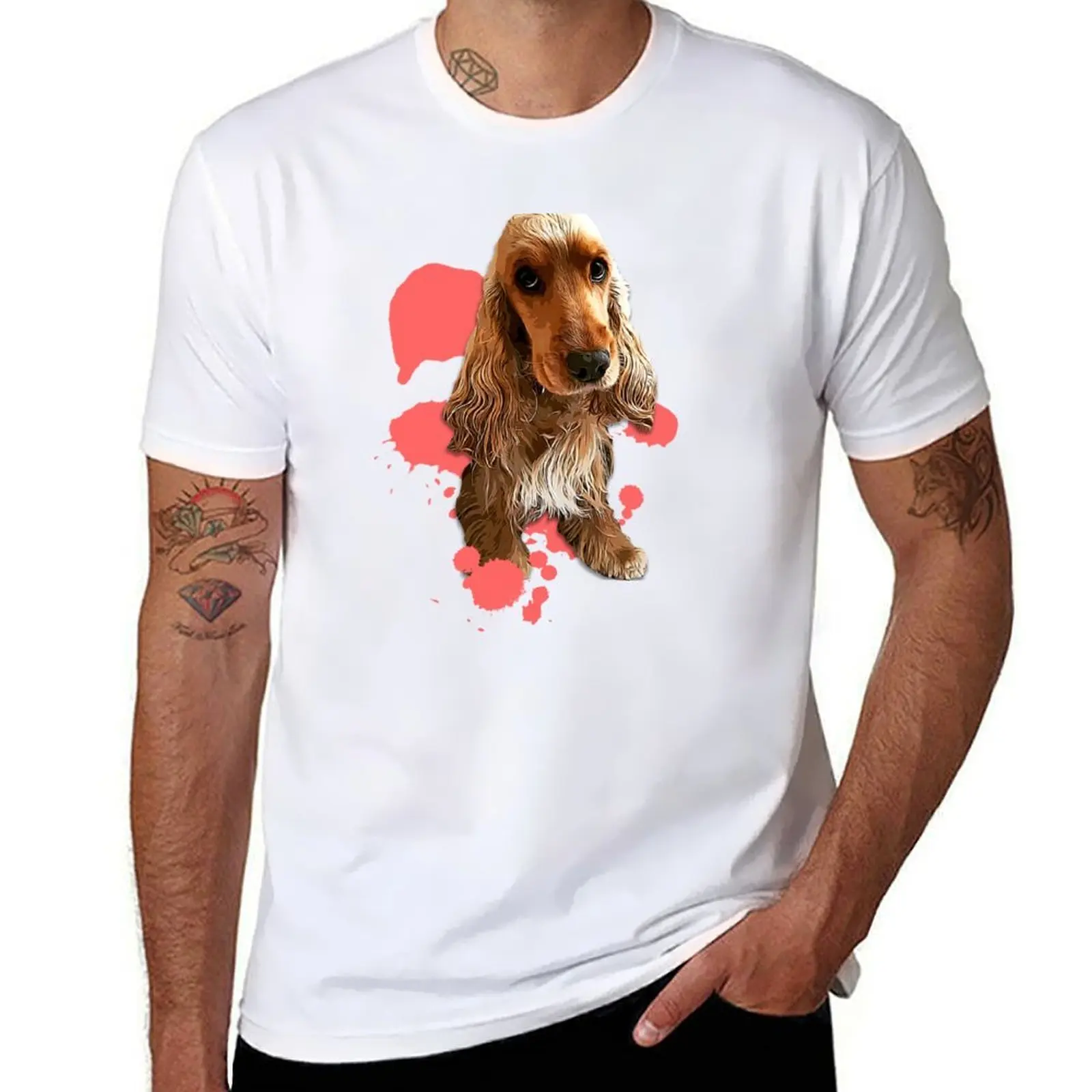 Cocker Spaniel Fun Splash Puppy Dog T-Shirt cotton t shirt pack men t shirt cotton 100% T-Shirt
Cocker Spaniel Fun Splash Puppy Dog T-Shirt cotton t shirt pack men t shirt cotton 100% T-Shirt