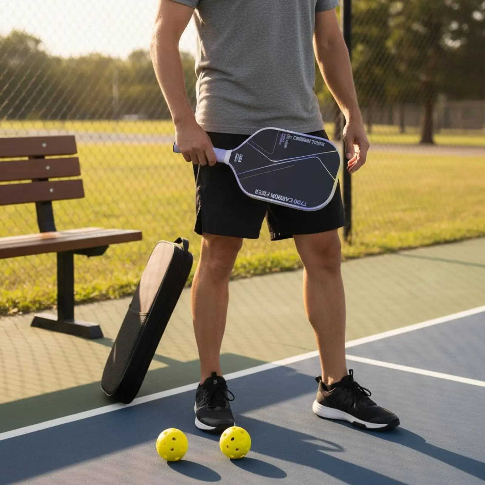 Plastic Hexagonal Interior Paddle Shock Absorbing Carbon Fiber Pickleball Paddle 16mm Pickleball Racket for Adults
Plastic Hexagonal Interior Paddle Shock Absorbing Carbon Fiber Pickleball Paddle 16mm Pickleball Racket for Adults