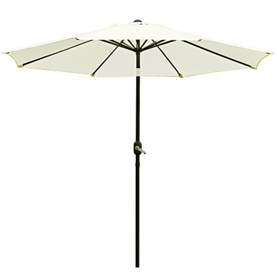 9' Patio Umbrella Outdoor Table Umbrella with 8 Sturdy Ribs Beige
9' Patio Umbrella Outdoor Table Umbrella with 8 Sturdy Ribs Beige