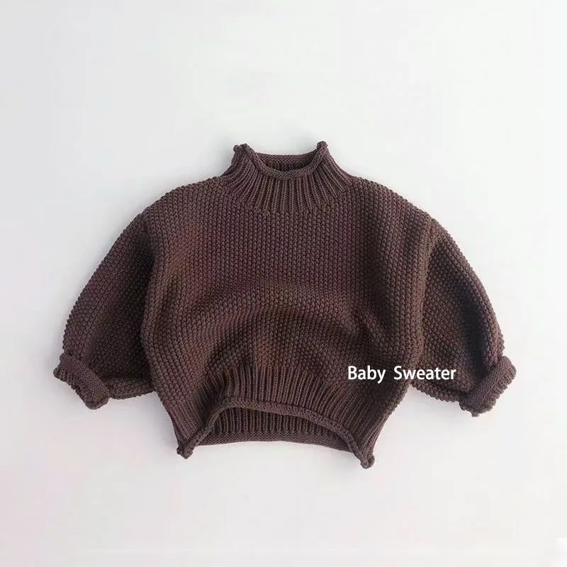 Boys and Girls Sweater Childrens Knitted Bottom 2024 Autumn Winter New Fashion Baby Solid Color Loose Top Trendy
Boys and Girls Sweater Childrens Knitted Bottom 2024 Autumn Winter New Fashion Baby Solid Color Loose Top Trendy