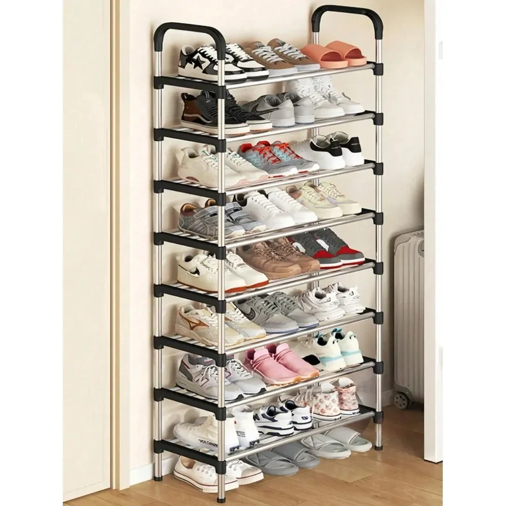 Layer Adjustable Stainless Steel Shoe Rack,Household Simple Entryway,Space Saving,Suitable For Living Room, Bedroom, Entrance,
Layer Adjustable Stainless Steel Shoe Rack,Household Simple Entryway,Space Saving,Suitable For Living Room, Bedroom, Entrance,