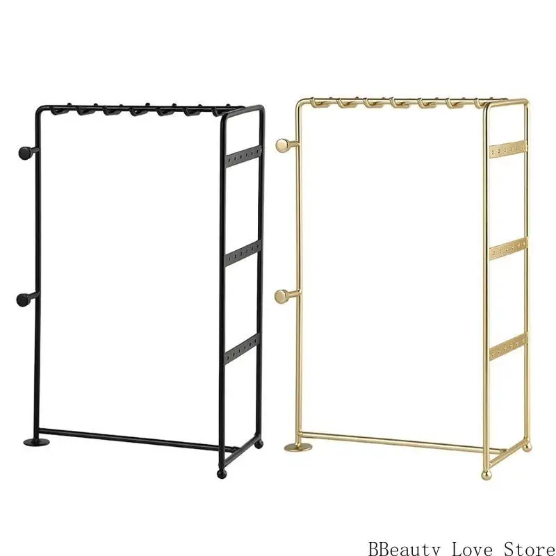 Convenient Metal Jewelry Stand Practical Necklace Rack for Showcase Multifunctional Jewelry Rack Earring Display Stand 
Convenient Metal Jewelry Stand Practical Necklace Rack for Showcase Multifunctional Jewelry Rack Earring Display Stand
